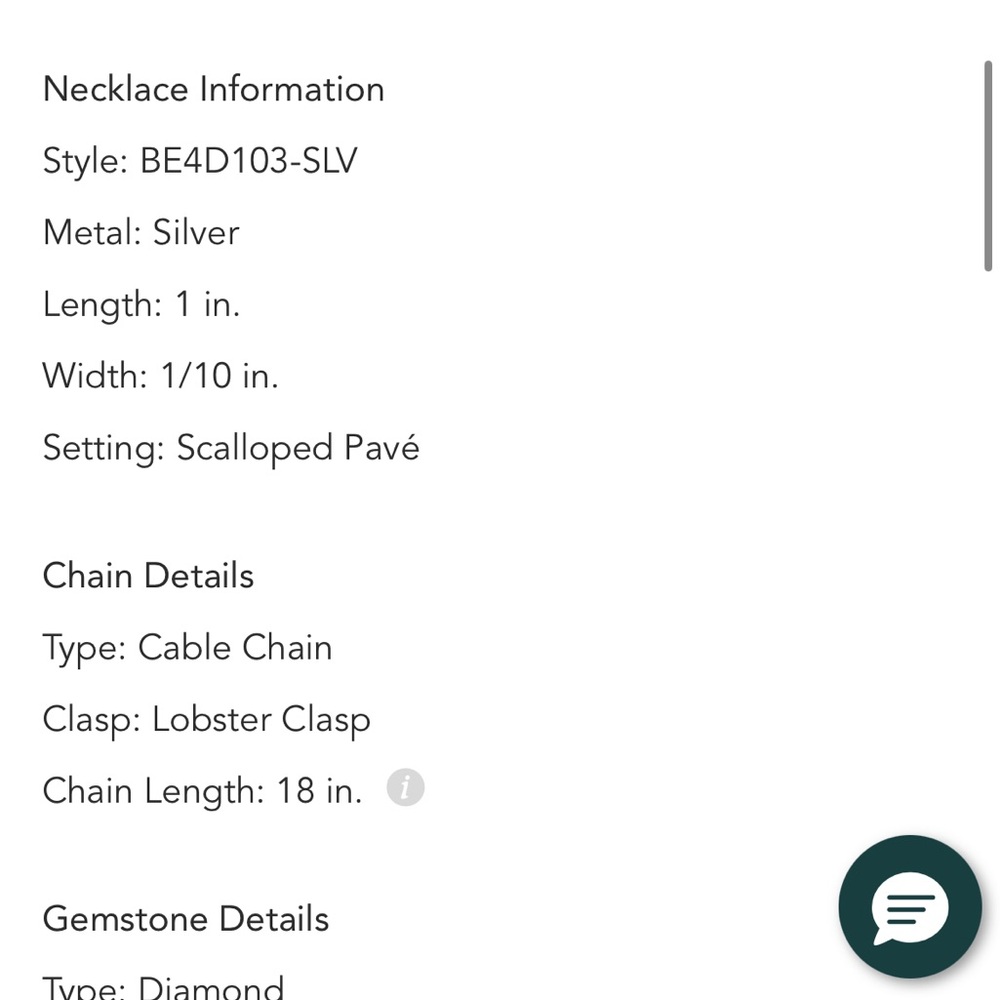Diamond Bar Necklace Brilliant Earth - Picture 3 of 4